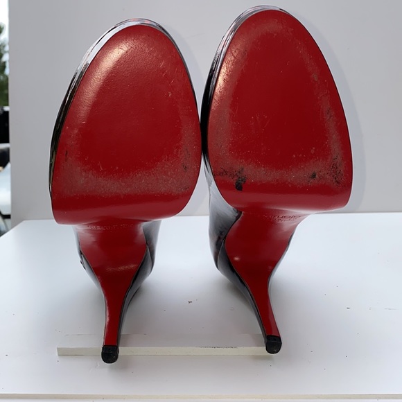 Paruolo Red Bottom Open Copper/Brown marble size 9 (40) heels - Picture 5 of 8